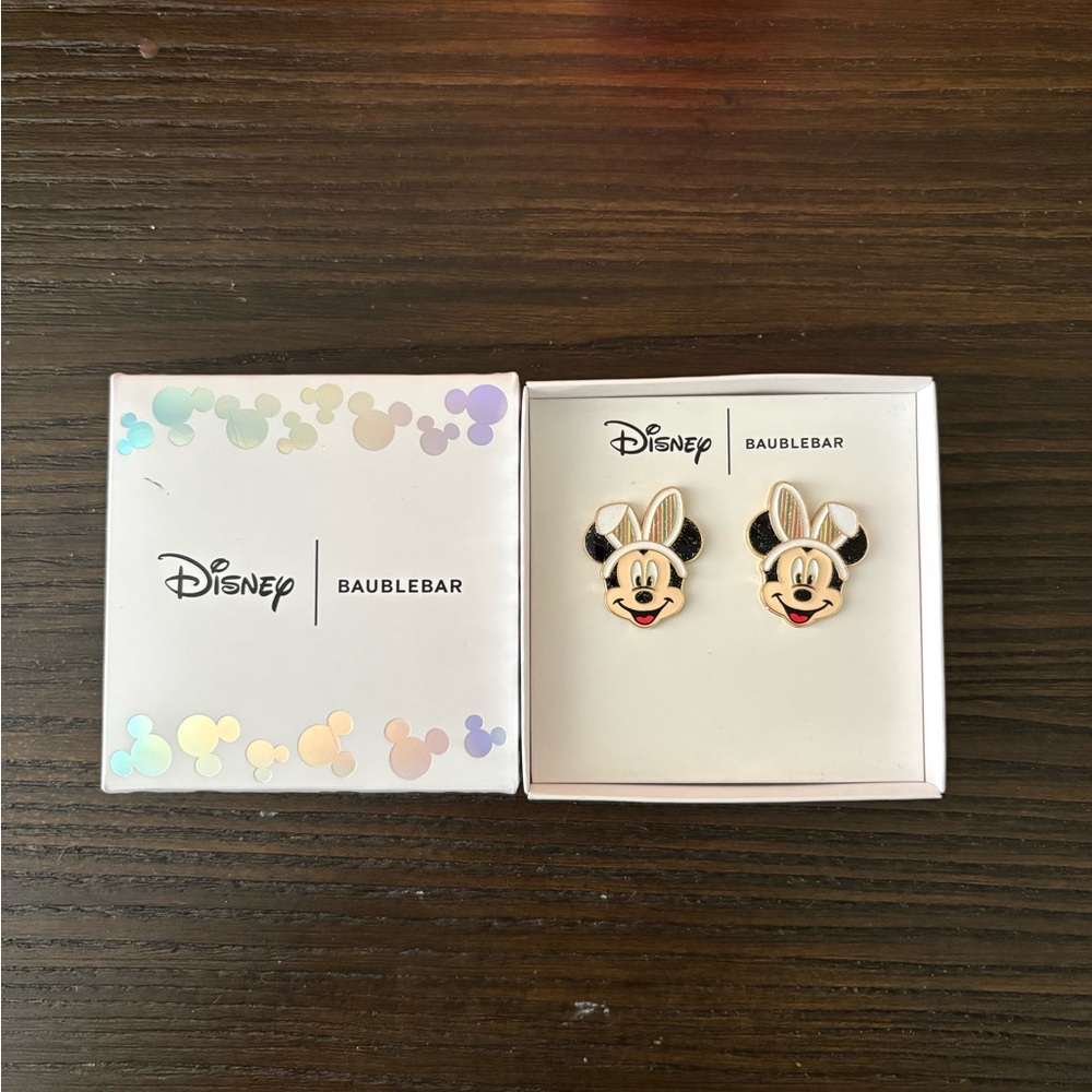 NEW Disney BaubleBar Bunny Mickey Mouse Earrings